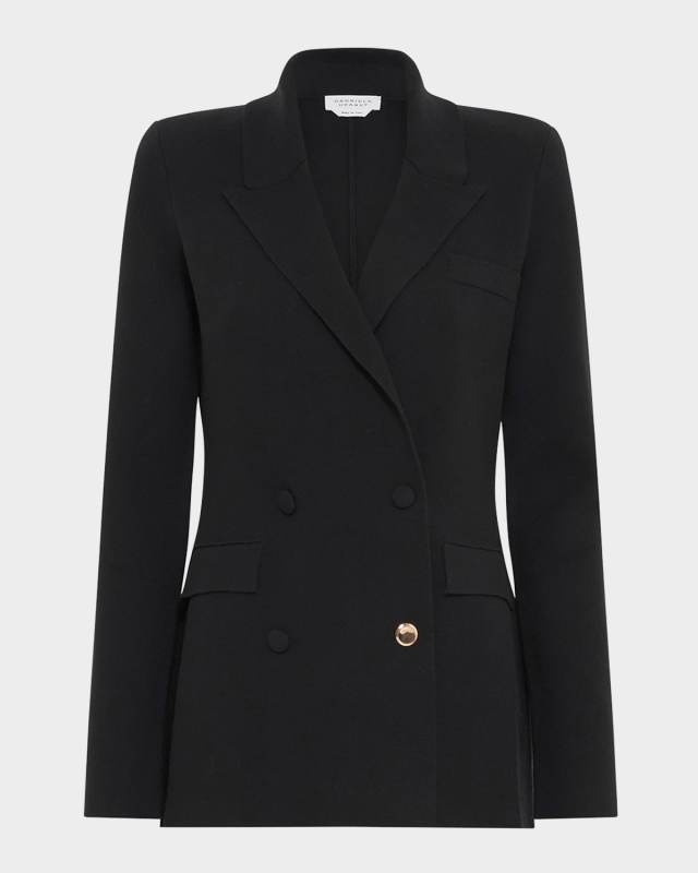 Bowen Double-Breasted Knit Jacket
